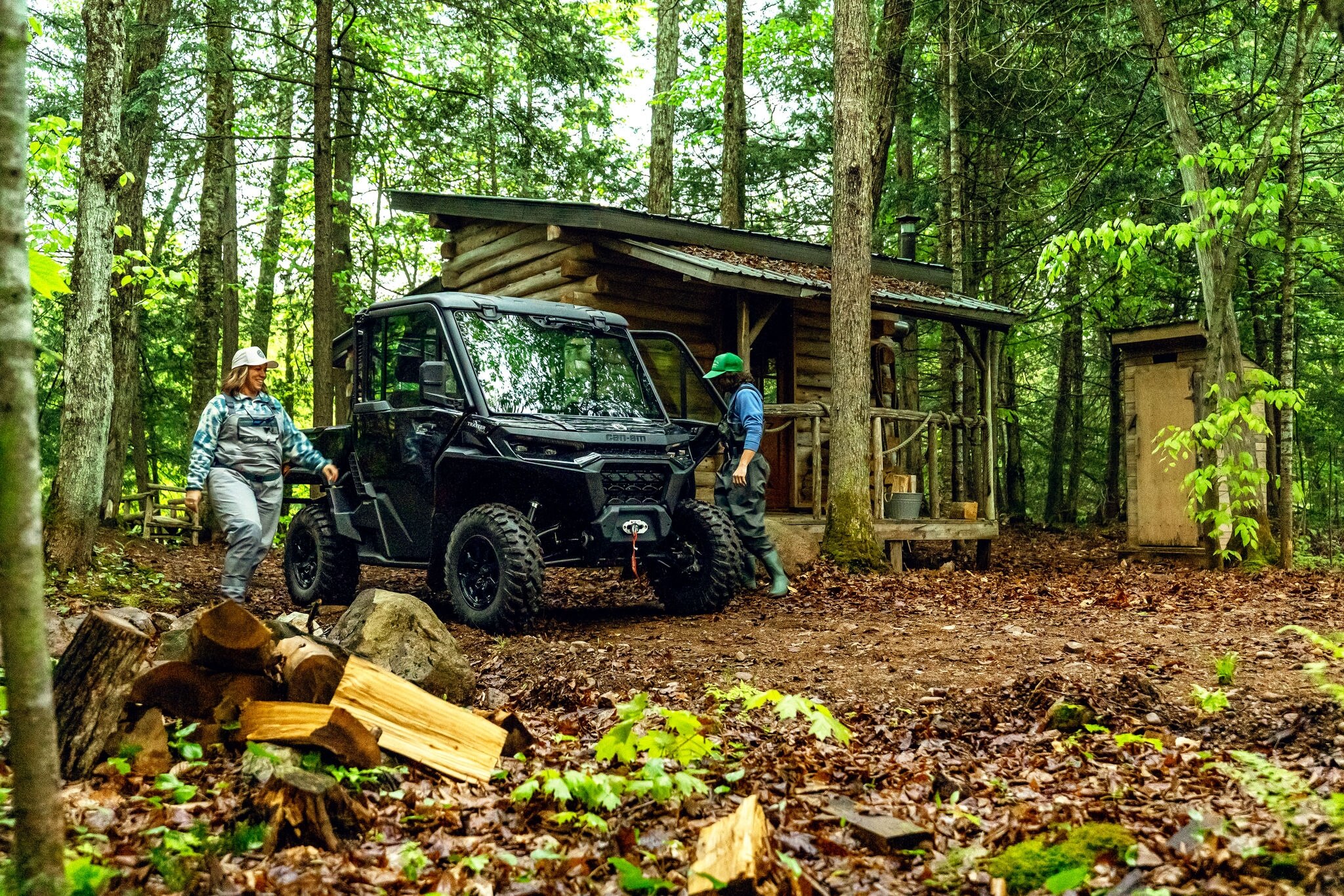 Traxter HD11 in het bos