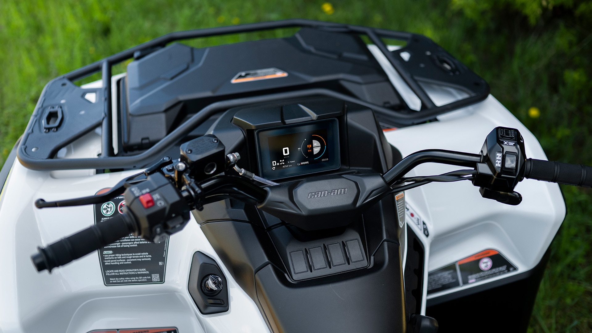 5” Color Display on a the brand-new 2026 Can-Am Outlander Electric 