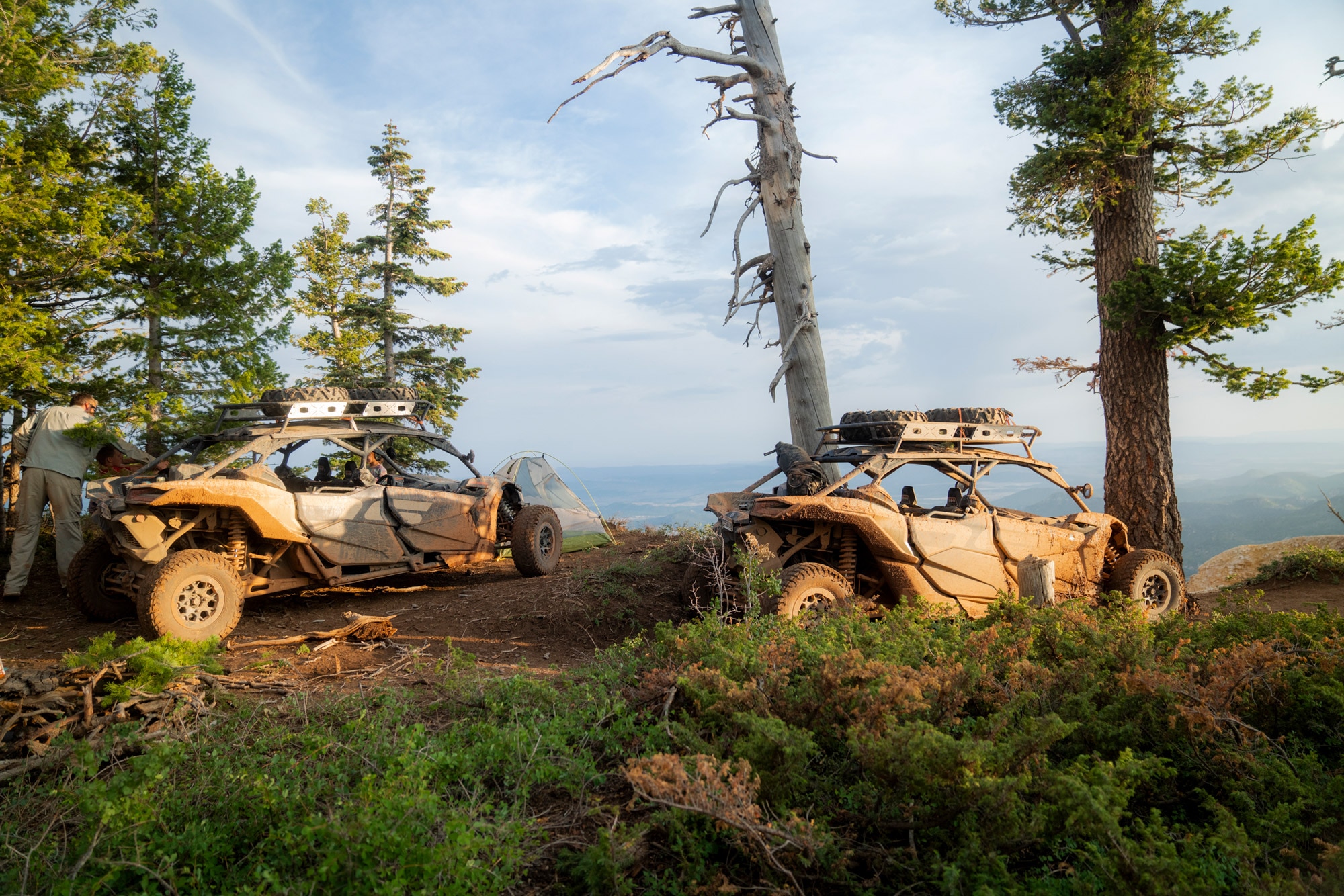 Two Commander MAX DPS Off-Road vehicle Side-by-Side