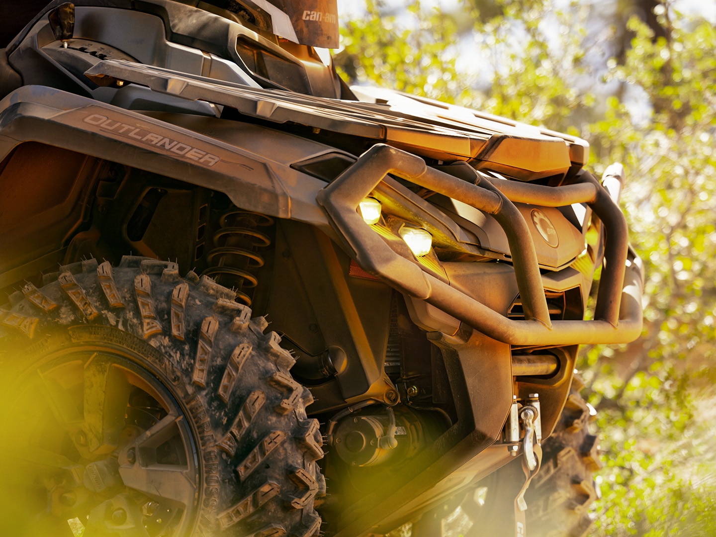 How to adjust ATV shocks on my Can-Am vehicle?