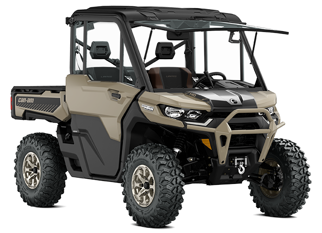 /content/dam/global/en/can-am-off-road/my24/photos/vehicle-lineup/ssv/defender/defender-limited-hd10/ORV-SSV-MY24-Can-Am-Defender-Limited-HD10-Desert-Tan-Timeless-Black-0008JRH00-Studio-34FR-NA.png